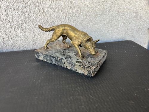 Sculpture ancienne chien - ancienne,