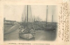 ILE D'OLERON - Sait Trojan les Bains, le port et cabines à Huitres (752).