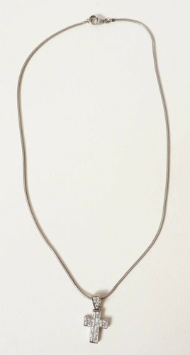 Croix pendentif argent - en,