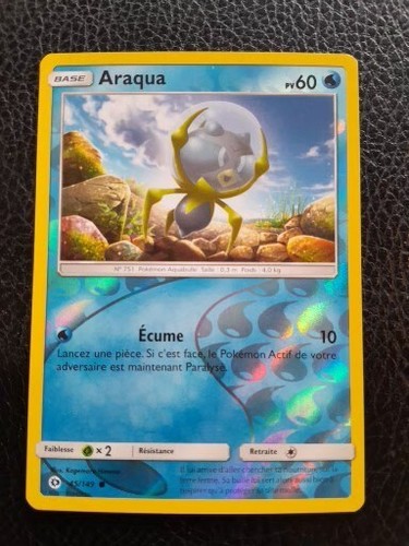 Carte pokémon araqua reverse - pokémon,