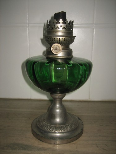 Ancienne lampe pétrole - lampe, à