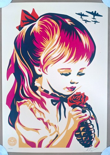 Shepard fairey obey war by - obey,