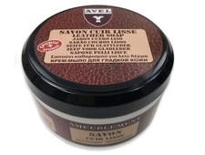 Savon nettoyant régénérant cuir sale encrassé incolore 200ML AVEL maroquinerie v