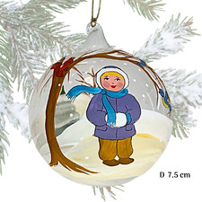 Boule Noël Verre soufflé