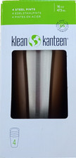 KLEAN KANTEEN 4 Verres Gobelets 473mL acier inoxydable randonnée camping bivouac
