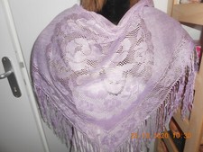 Beau châle vintage à