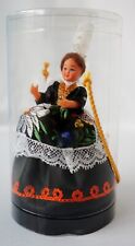 👍   Ancienne Petite POUPEE bretonne   (diam = 7 cm) Folklore Bretagne   /X15