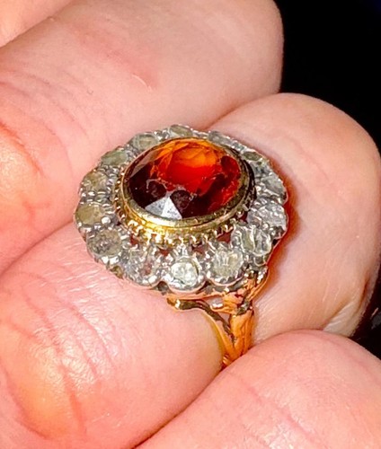 Bague diamants - or,