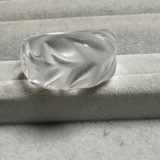 Bague en cristal de Lalique