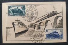 Carte Maximum 502 Paquebot