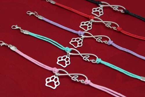 Bracelet chaîne pied patte - de,