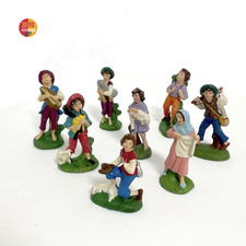 Lot de 8 santons anciens