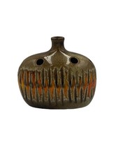 La Poterie Périgordine Vase Pique-Fleurs Céramique Vintage Parfait état