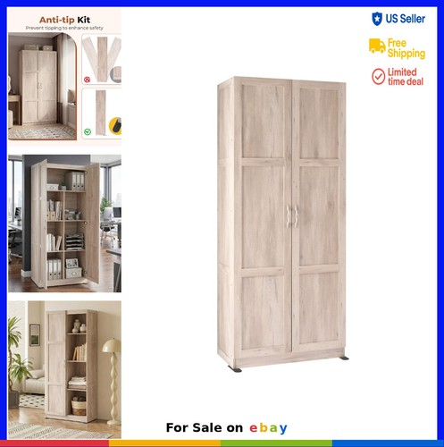 Wooden storage cabinet inch - 71,