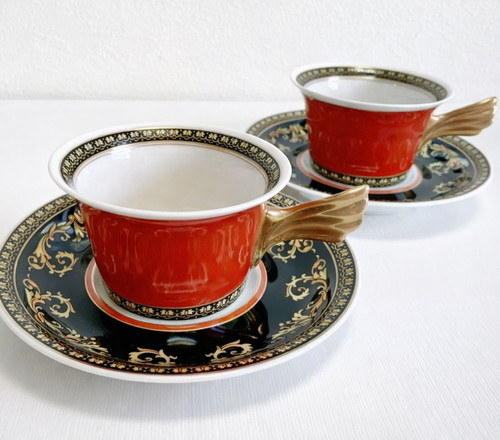 Tasse soucoupe méduse - et,
