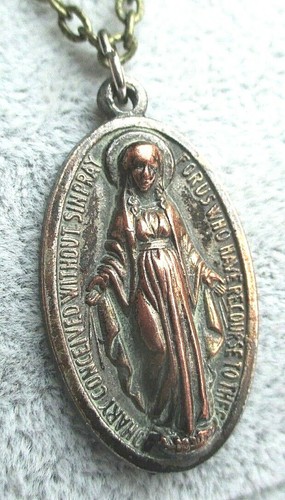 Pendentif médaille religieuse - pendentif,