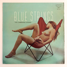 SEXY COVER CHEESECAKE THE CAMBRIDGE STRINGS BLUE STRINGS LP SLC 93 VINYL