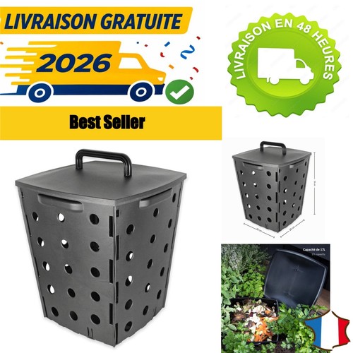 Composteur jardin fishtec - composteur, de