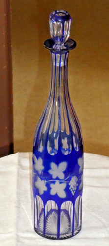 Carafe cristal taillée - carafe,