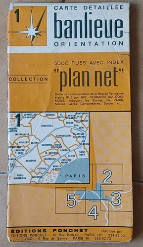 Ancienne carte détaillée - ancienne,
