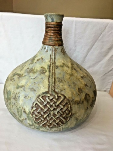 Large pier one vase green - one, and