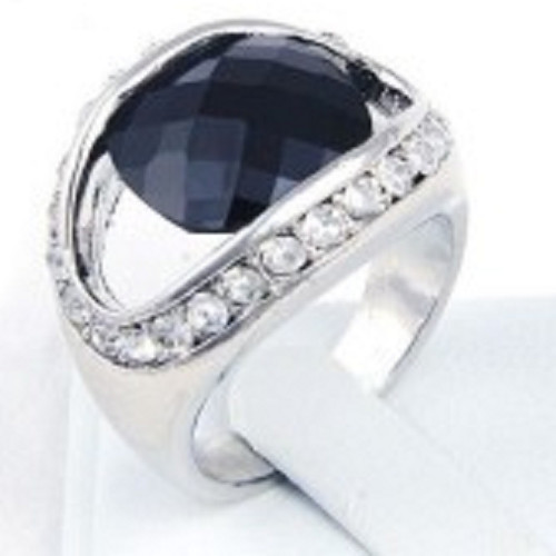 Bague plaqué blanc - bague,