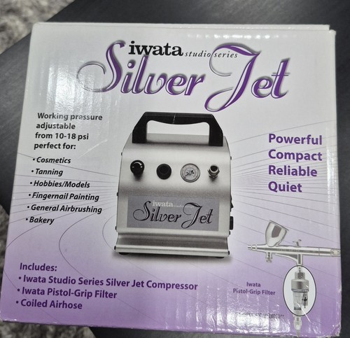 Like new iwata silver - new,