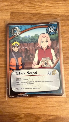 Carte naruto ccg - livre, secret
