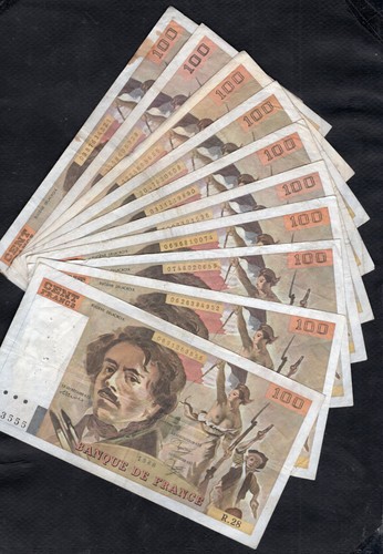 France lot billets de - de,