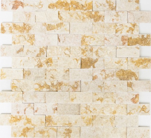 Marbre mosaïque beige - marbre,