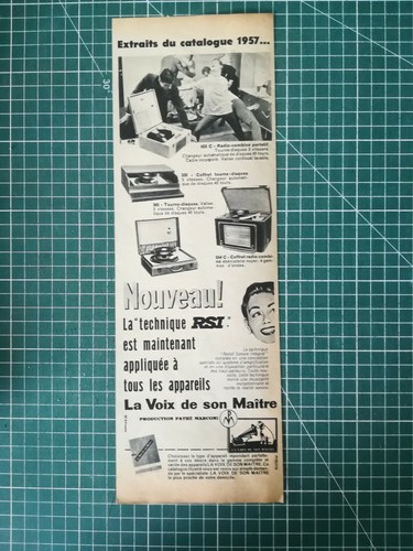 257 publicité ancienne 1950 - 257,