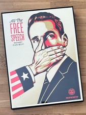 Shepard Fairey (Obey) – Pay Up or Shut Up – Sérigraphie signée et numérotée