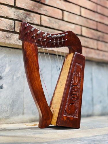 Rosewood celtic lyre harp - rosewood,