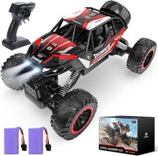112 RC Car 4WD Off-Road Monster Truck Double Moteur LED Phare RC Rock Crawler...