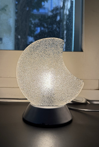 Lampe table verre - de, en