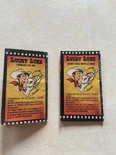 IMAGE PUB AUTOCOLLANT MINI BD VACHE GROSJEAN LUCKY LUKE RARE 1CHOIX 1984 5 6