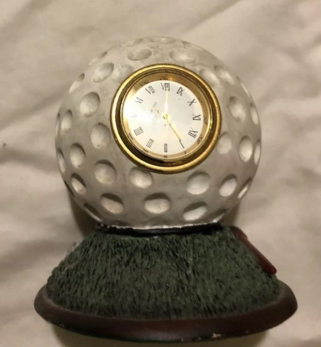 Golf ball with quartz clock - ball,