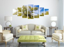 3D prairie arbres 216 impression non encadrée mur papier décalcomanie mur déco intérieur