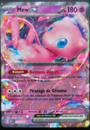Carte pokemon mew 151 - 151/165, ex