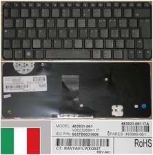 CLAVIER ITALIEN HP CQ20 2230 2230S V062326BK1 483931-061, 493960-061 Noir