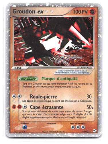 Carte pokémon groudon - pokémon,