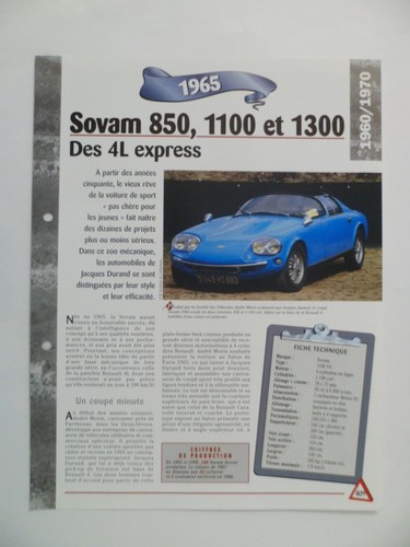 Carte fiche auto - carte,