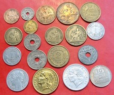 Lot pièces de monnaies