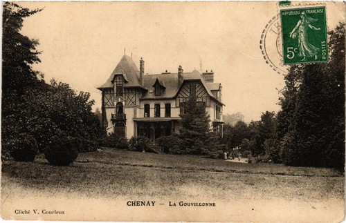 Cpa chenay la - -, gouvillonne