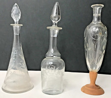 LOT CARAFON CARAFE verre