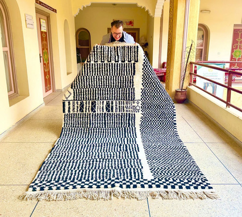 Tapis laine berbère - laine,