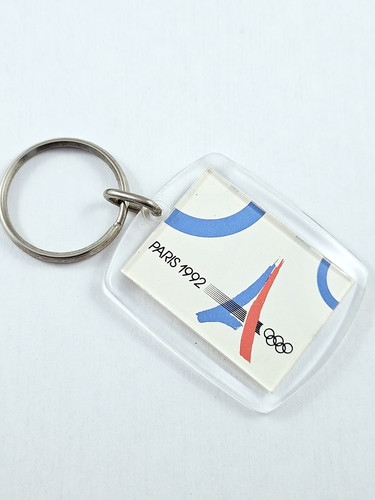 Porte cles paris 1992 jeux - porte-cles,
