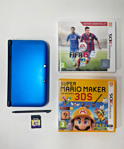 Nintendo 3ds bleue noire - nintendo,