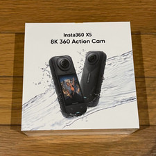 Insta360 X5 8K 360° Action Camera Waterproof AI Sport Cam Invisible Selfie Stick