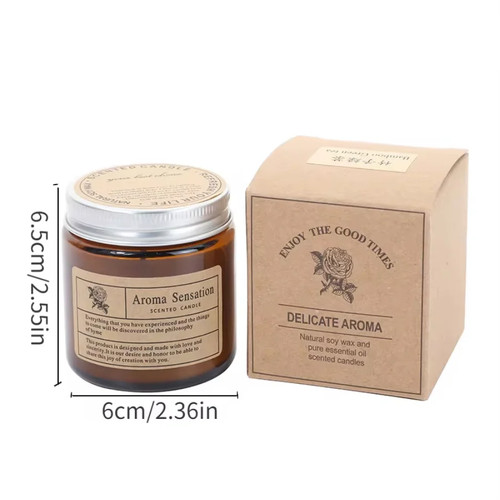 Bougie parfumée soja sans - soja,